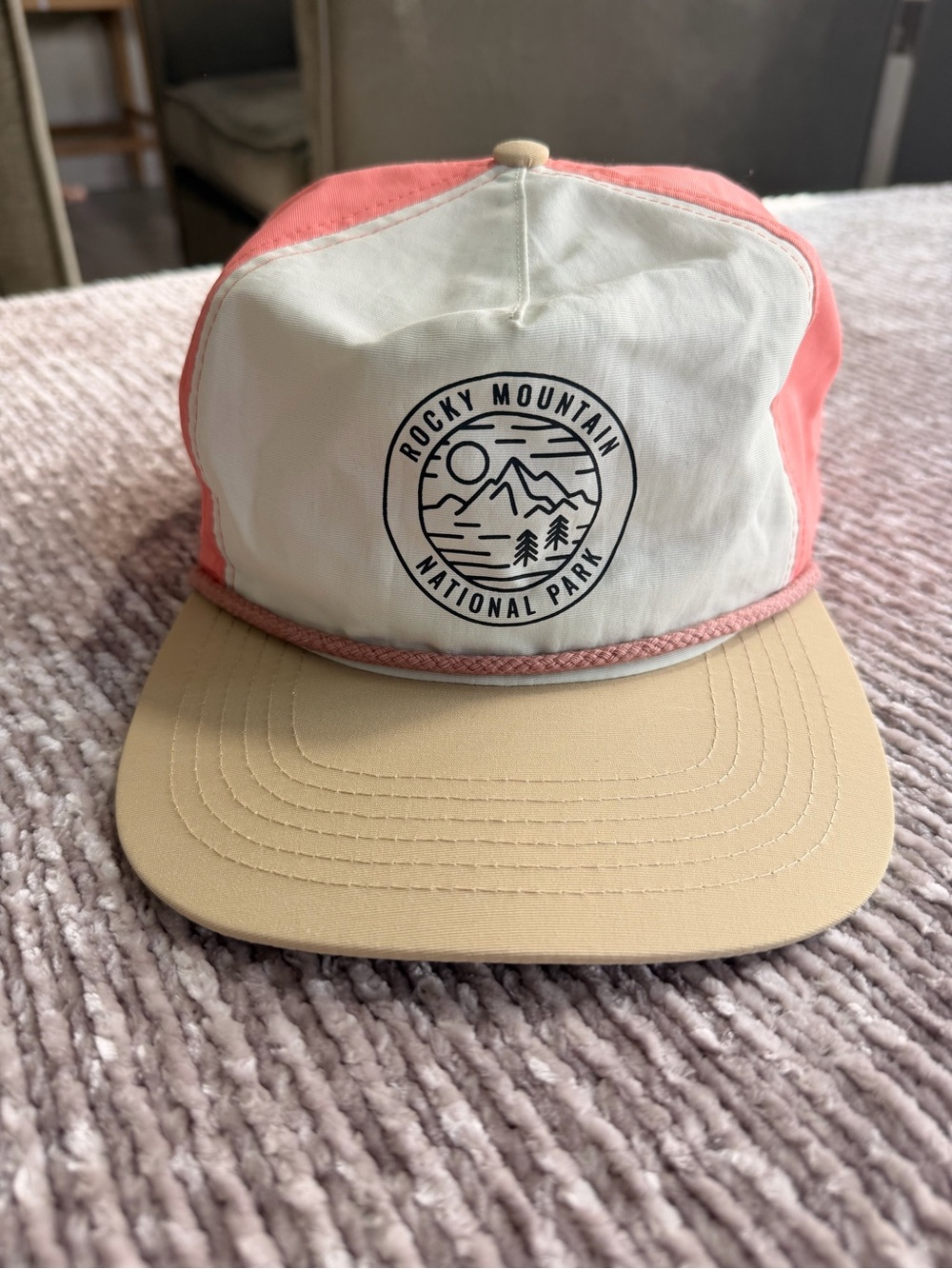 Snag & Stitch Rocky Mountain National Park Retro Snapback Hat